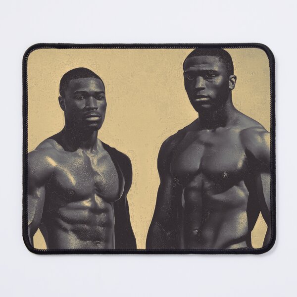 Item preview, Black and White Portrait Ripped Men Silhouette #1 designed and sold by Atlas Kai.