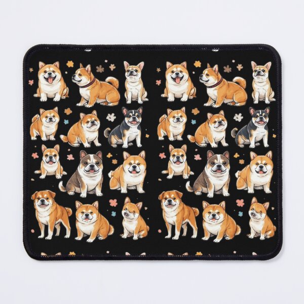 Item preview, Dark Cute Dog Illustration – Gothic Alternative Pet Art designed and sold by Ditstyle.