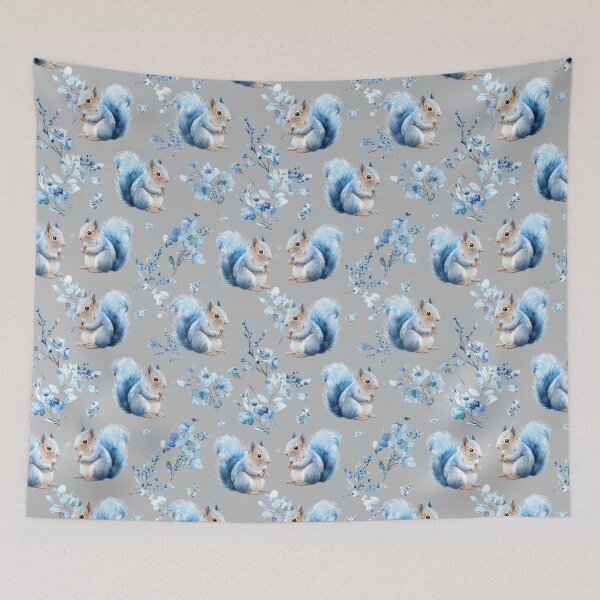 Item preview, Winter Squirrel Pattern designed and sold by NicolasGlowArt.