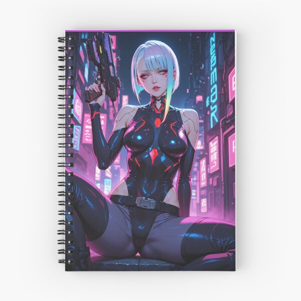 Item preview, Futuristic cyberpunk warrior wallpaper, Lucy designed and sold by Planet Utoppia.