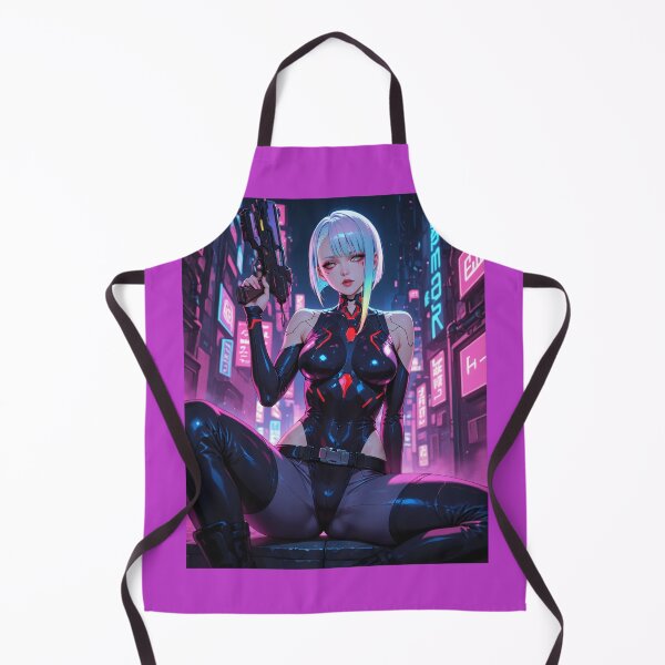 Item preview, Futuristic cyberpunk warrior wallpaper, Lucy designed and sold by Planet Utoppia.