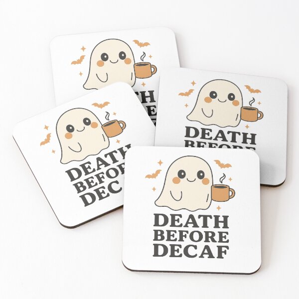 Item preview, Death Before Decaf designed and sold by Tealor’s Place.