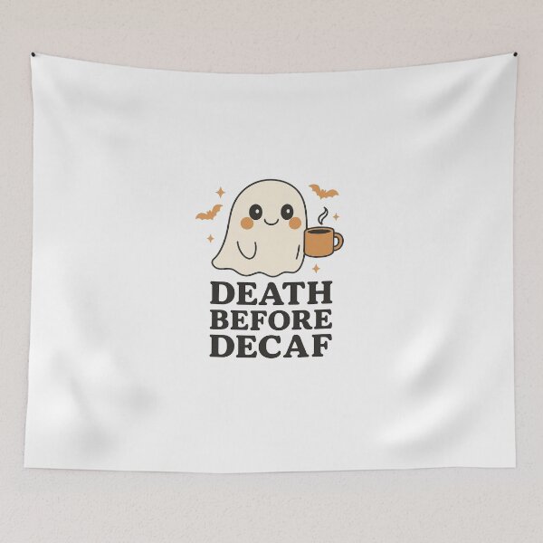 Item preview, Death Before Decaf designed and sold by Tealor’s Place.