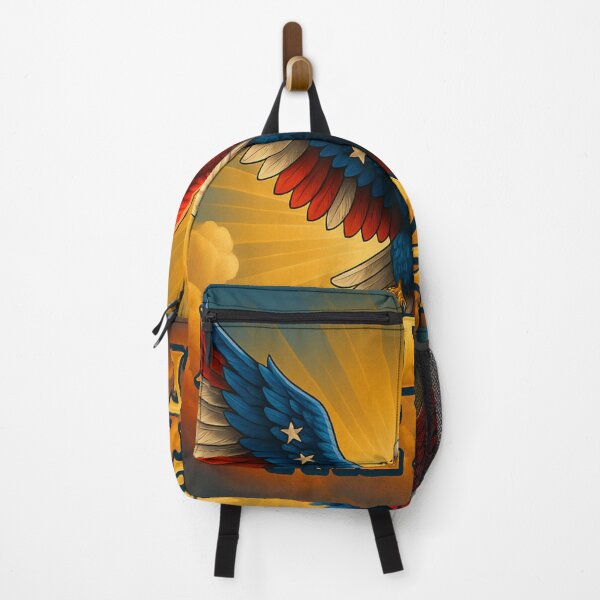 Item preview, 250th Anniversary of the USA - Land of the Free - Majestic Bald Eagle with American Flag Wings designed and sold by Collins Design.