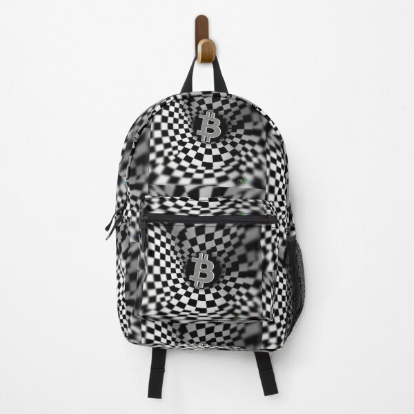 Item preview, Bitcoin Vortex Depth – Black and White Optical Illusion designed and sold by Benito Del Ray.