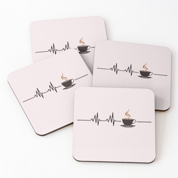 Item preview, Coffee in heartbeat T-shirt | Coffee T-Shirt | Coffee Lover Gift designed and sold by Everyday Elements.
