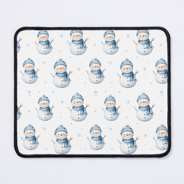 Item preview, Winter Snowman Pattern designed and sold by NicolasGlowArt.