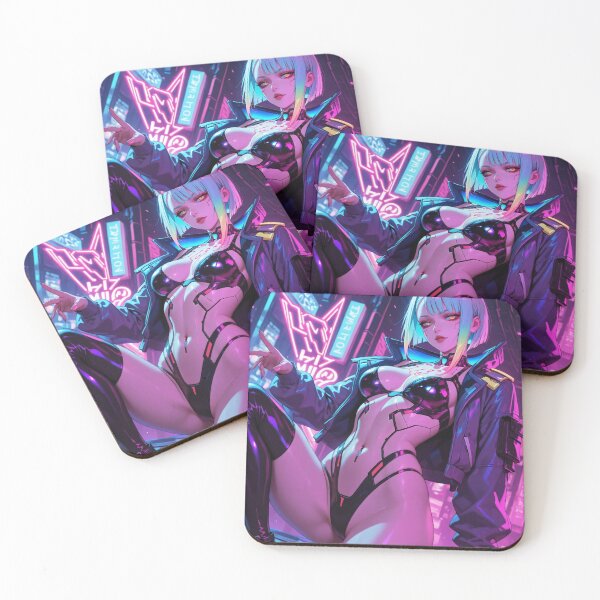 Item preview, Futuristic cyberpunk warrior wall art, Lucy designed and sold by Planet Utoppia.