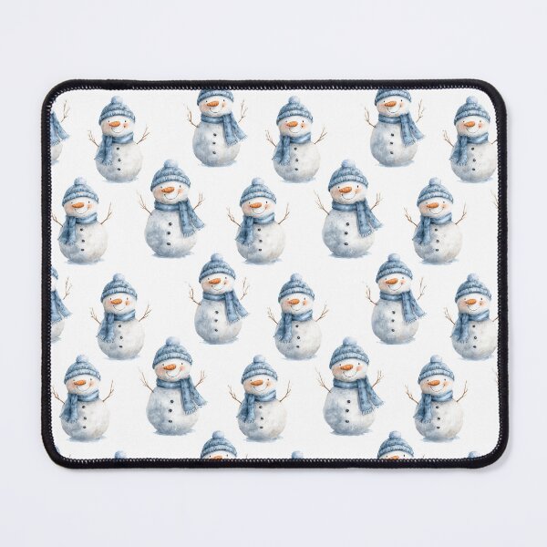 Item preview, Snowman Winter Pattern designed and sold by NicolasGlowArt.