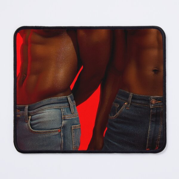 Item preview, Close Up of a Men's Abs and Jeans designed and sold by Atlas Kai.