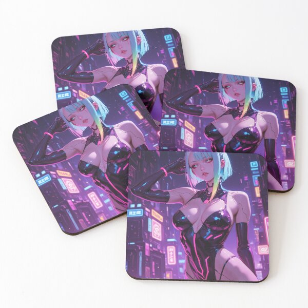 Item preview, Futuristic cyberpunk warrior wall art, Lucy designed and sold by Planet Utoppia.