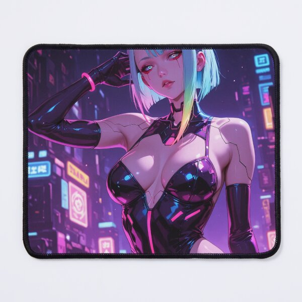 Item preview, Futuristic cyberpunk warrior wall art, Lucy designed and sold by Planet Utoppia.