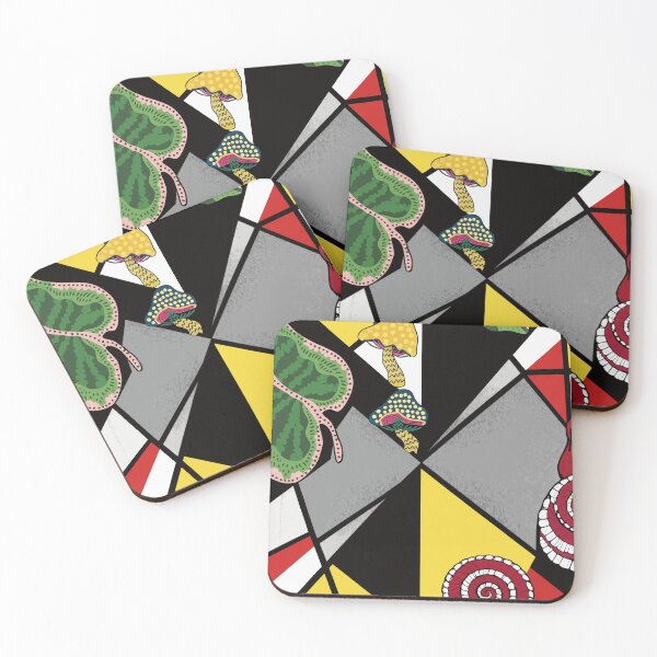 Item preview, Whimsical Psychedelic Forest Grid designed and sold by zzz888.