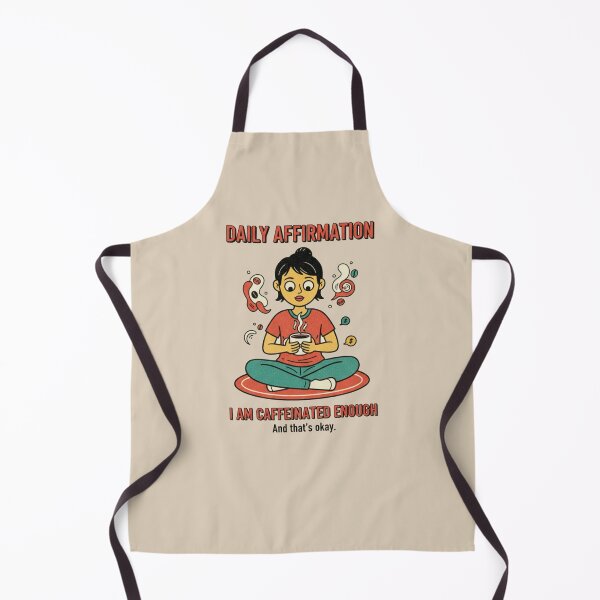 Item preview, Daily Affirmation – I Am Caffeinated Enough and That’s Okay designed and sold by NomiBee.