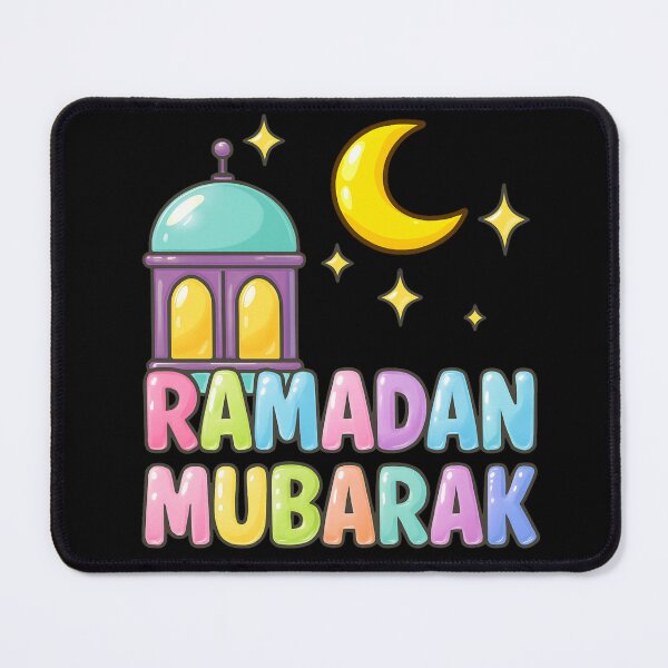 Item preview, Ramadan Mubarak (V.6)-Lantern and Crescent Moon Design– Festive Islamic Greeting designed and sold by D-Islamic.