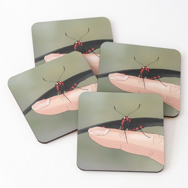 Item preview, Gentle Red-Spotted Butterfly Touch designed and sold by David Patterson.
