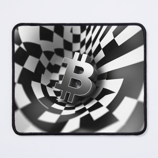 Item preview, Bitcoin Checker Flow – Optical Depth Illusion designed and sold by Benito Del Ray.