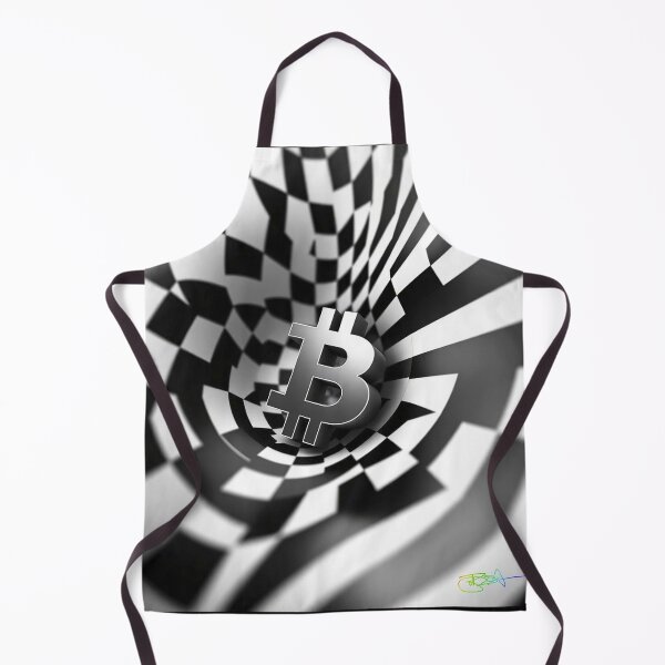 Item preview, Bitcoin Checker Flow – Optical Depth Illusion designed and sold by Benito Del Ray.