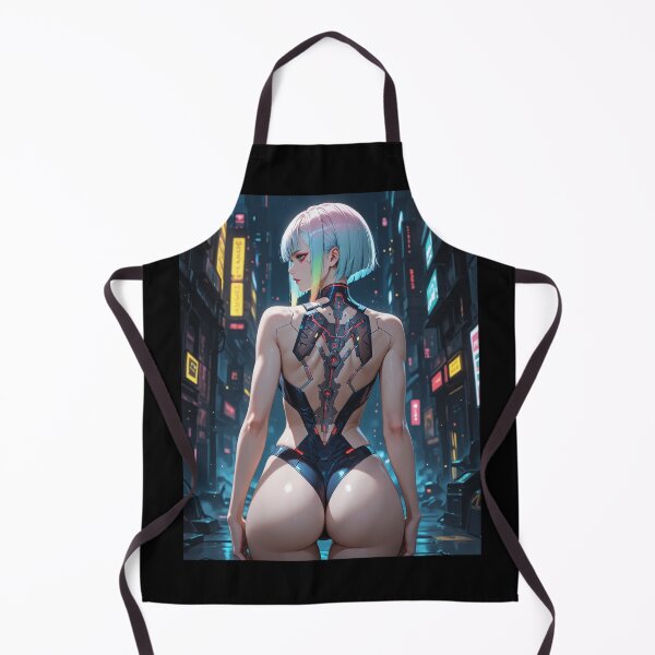 Item preview, Futuristic cyberpunk warrior digital art, Lucy designed and sold by Planet Utoppia.