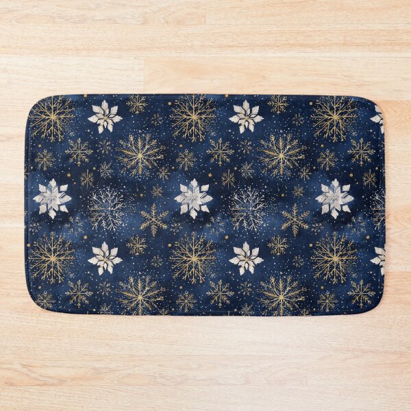 Item preview, Golden Snow Flakes designed and sold by NicolasGlowArt.