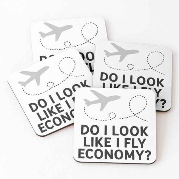 Item preview, Funny Travel - Do I Look Like I Fly Economy designed and sold by Jaanussar.