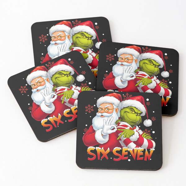 Item preview, Santa And Grinch Mean Guy Christmas 67 Funny Six Seven Meme  designed and sold by ivotee.