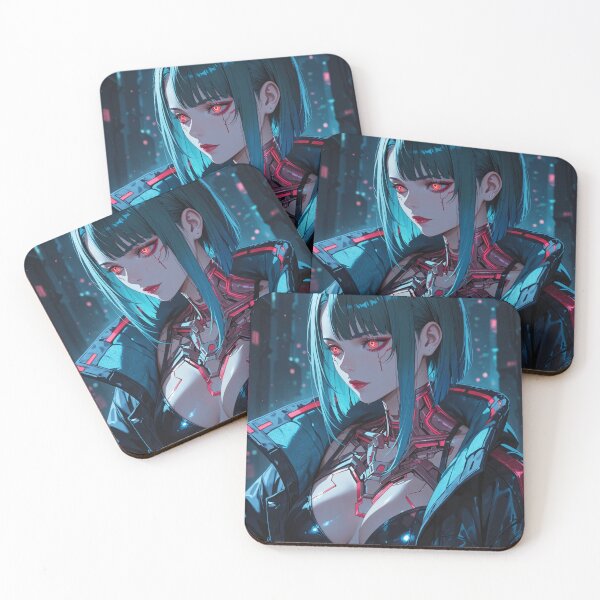Item preview, Futuristic cyberpunk warrior wallpaper, Lucy designed and sold by Planet Utoppia.