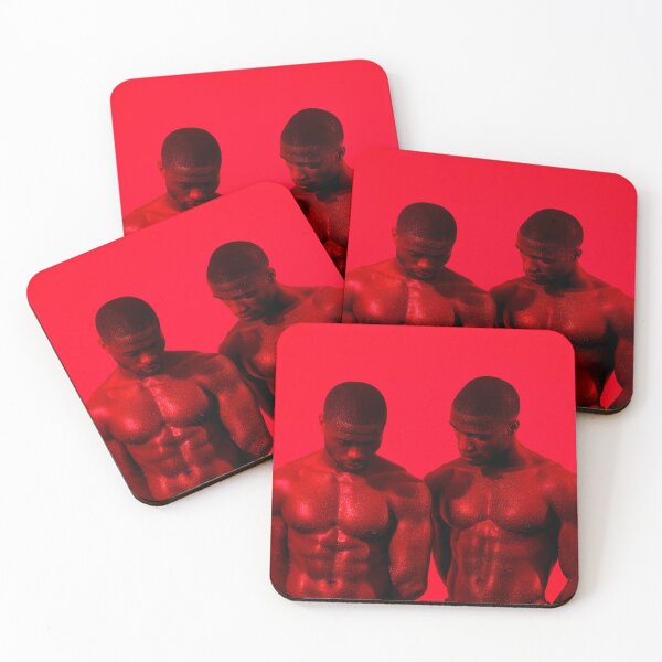 Item preview, Red High-Contrast Silhouette of Male Body #2 designed and sold by Atlas Kai.