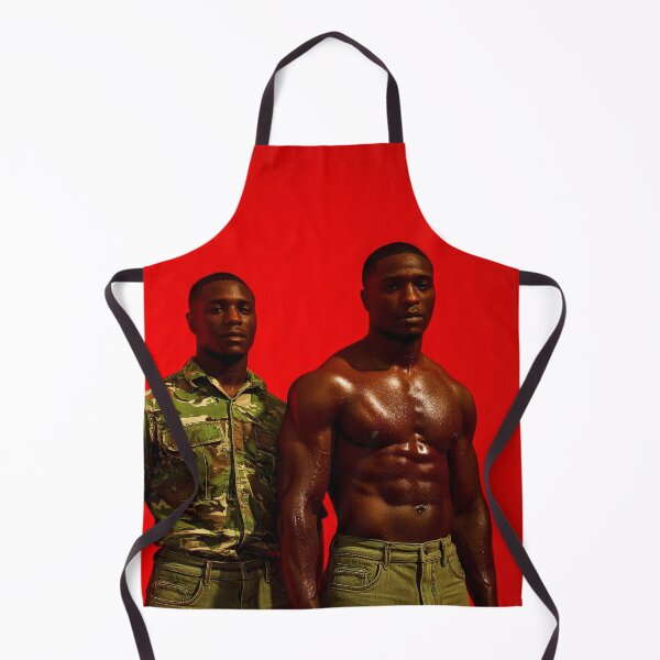 Item preview, Red High-Contrast Silhouette of Male Body #4 designed and sold by Atlas Kai.