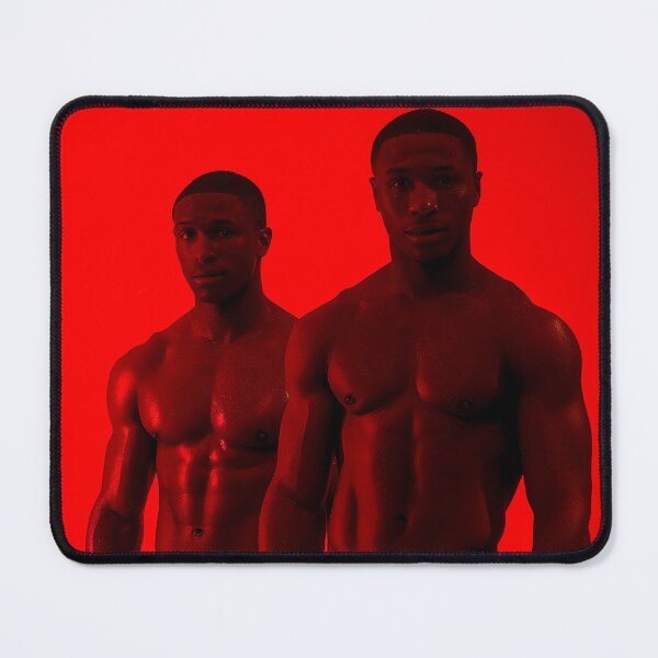 Item preview, Red High-Contrast Silhouette of Male Body #5 designed and sold by Atlas Kai.