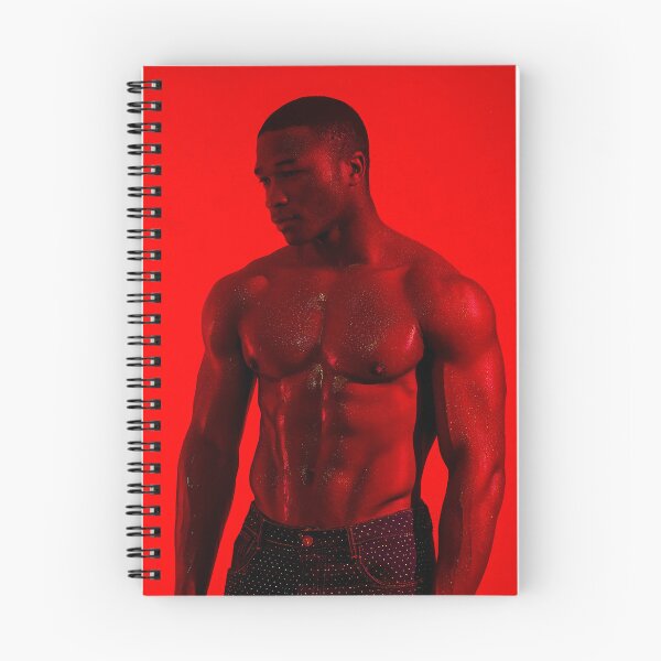 Item preview, Red High-Contrast Silhouette of Male Body #6 designed and sold by Atlas Kai.