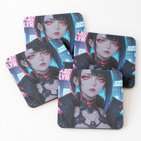 Item preview, Futuristic cyberpunk anime warrior, Lucy designed and sold by Planet Utoppia.