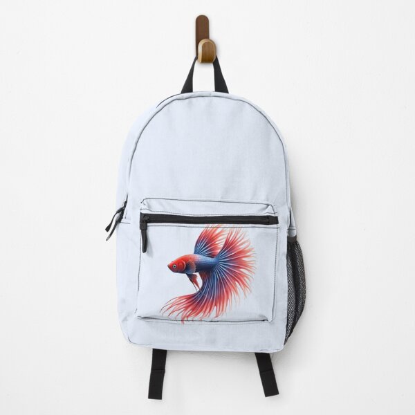 Item preview, Betta Fish Royal Wave - Fire and Water designed and sold by PriyaMagic.