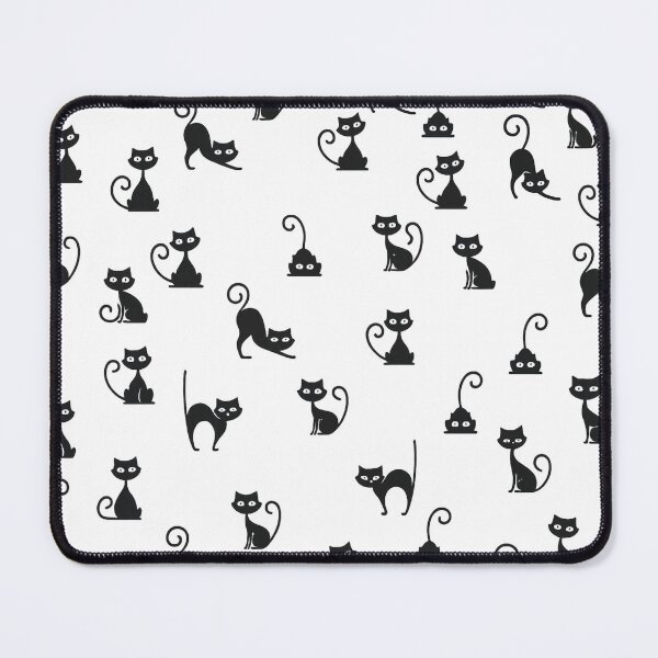 Item preview, Elegant Black Cat Pattern – Minimalist Cat Lover Design designed and sold by CleanQuotes.