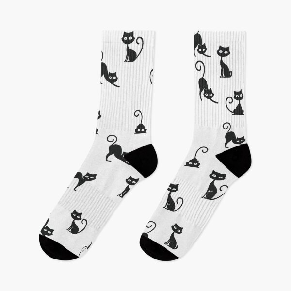 Item preview, Elegant Black Cat Pattern – Minimalist Cat Lover Design designed and sold by CleanQuotes.
