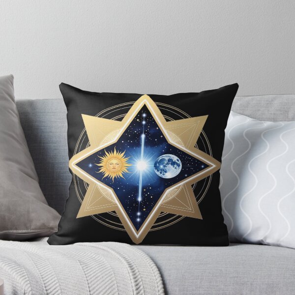 Item preview, Cosmic Balance – Sun & Moon in the Golden Star designed and sold by OrbitTrend.