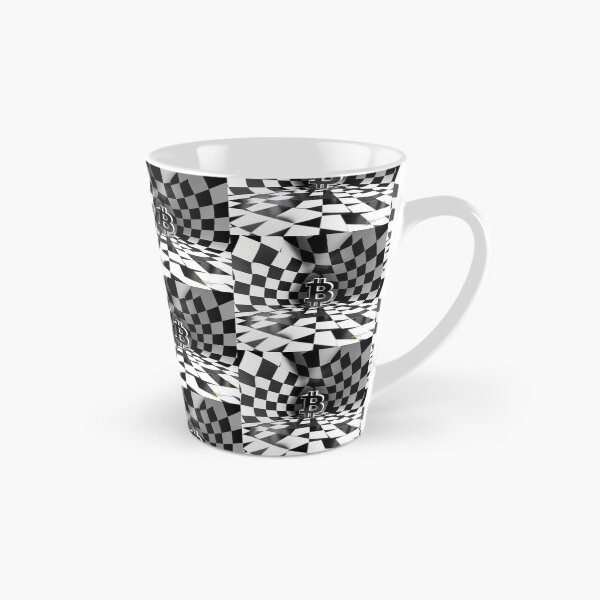 Item preview, Bitcoin Infinite Grid – Black & White Op Art Energy designed and sold by Benito Del Ray.
