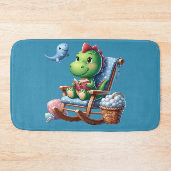 Item preview, Cute Baby Dinosaur Reading – Whimsical Nursery Art Illustration designed and sold by PAPIRO SIGLO XXI.