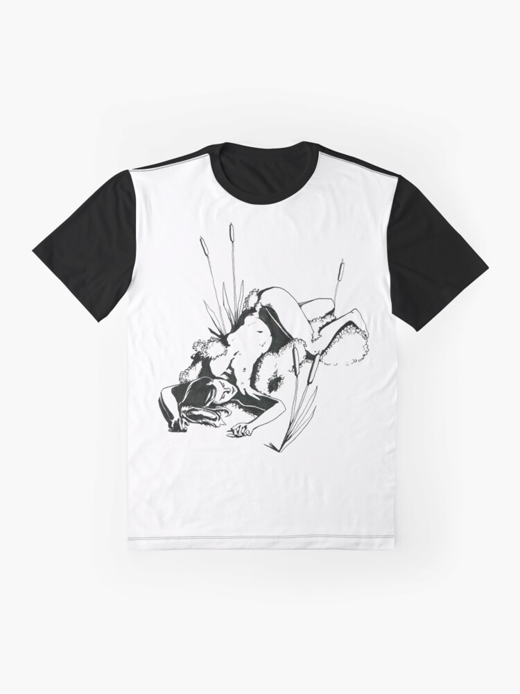 Alternate view of Moss Gathering | Ink Drawing Graphic T-Shirt