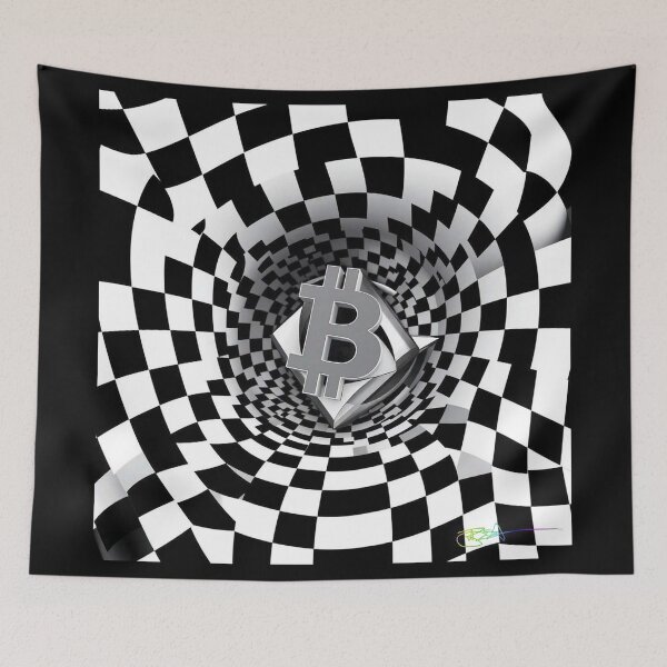 Item preview, Bitcoin Optical Core – Crypto Depth Perspective designed and sold by Benito Del Ray.