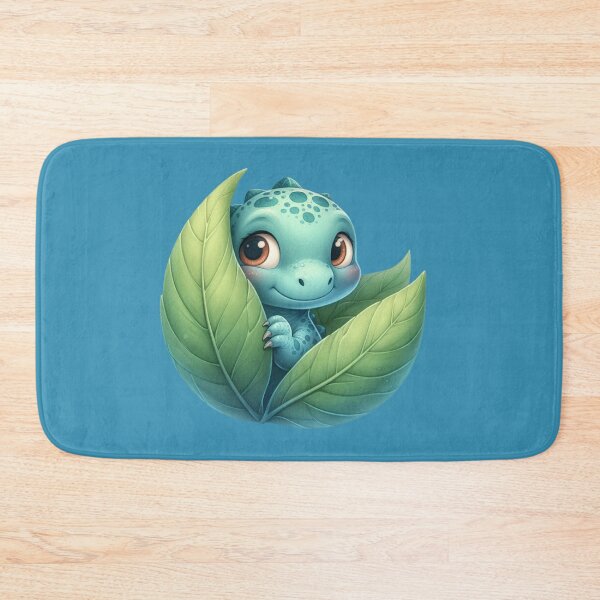 Item preview, Cute Baby Dinosaur in Leaf – Adorable Nature-Inspired Nursery Art designed and sold by PAPIRO SIGLO XXI.