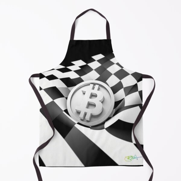 Item preview, Bitcoin Ripple Effect – 3D Monochrome Wave designed and sold by Benito Del Ray.