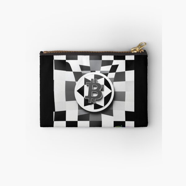 Item preview, Bitcoin Quantum Grid – Futuristic Op Art Pattern designed and sold by Benito Del Ray.
