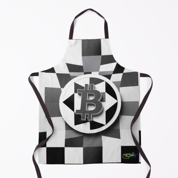 Item preview, Bitcoin Quantum Grid – Futuristic Op Art Pattern designed and sold by Benito Del Ray.