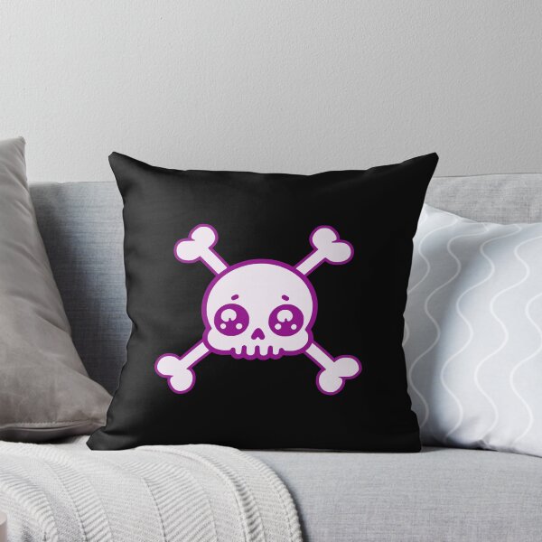 Item preview, Pirate Skull Flag Kawaii Pink designed and sold by Dunkelflaute.