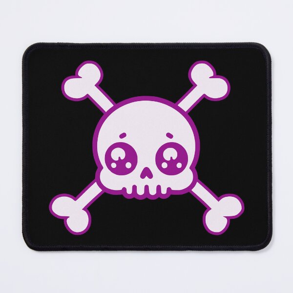Item preview, Pirate Skull Flag Kawaii Pink designed and sold by Dunkelflaute.