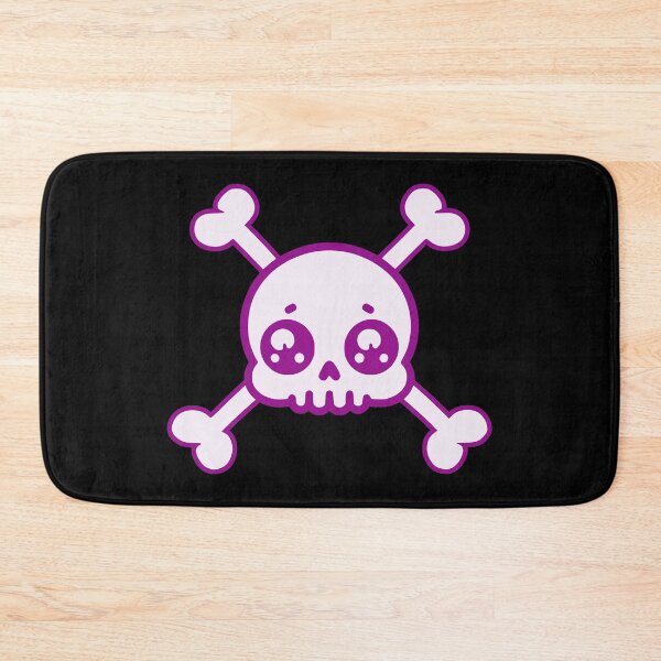 Item preview, Pirate Skull Flag Kawaii Pink designed and sold by Dunkelflaute.