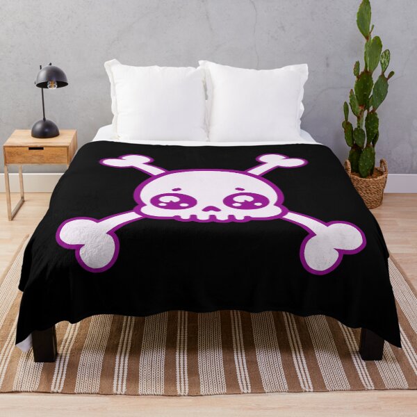 Item preview, Pirate Skull Flag Kawaii Pink designed and sold by Dunkelflaute.
