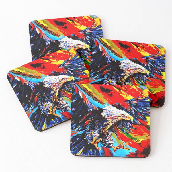 Item preview, Abstract Flying Eagle This piece embodies freedom, power, and kinetic energy. designed and sold by ekraart.