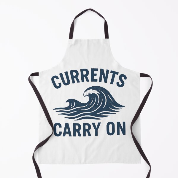 Item preview, Currents Carry On Wave Design – Motivational Ocean Typography Art. designed and sold by The-T-In-Retro.